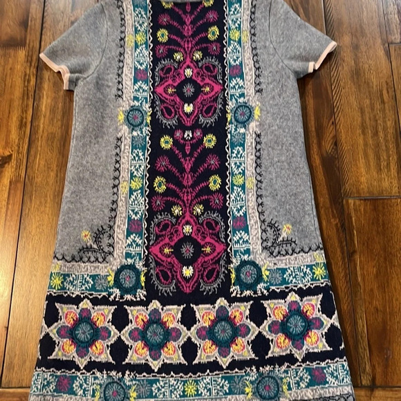 Anthropologie Akemi + Kin Kaleidoscope Multicolor Soft Knit Mini Dress Size XS - Picture 14 of 16